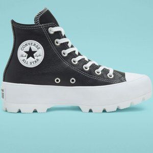 Converse Lugged Leather Shoes Size 10